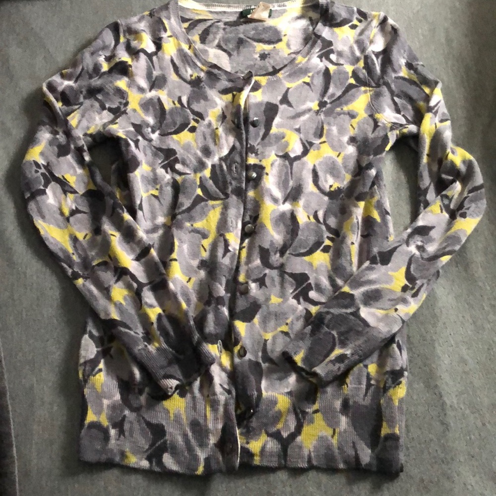 J Crew button up cardigan/sweater